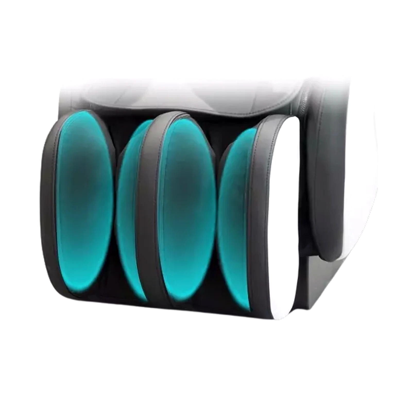 Rouleaux et airbags de massage des jambes et des mollets du fauteuil Skyliner A100