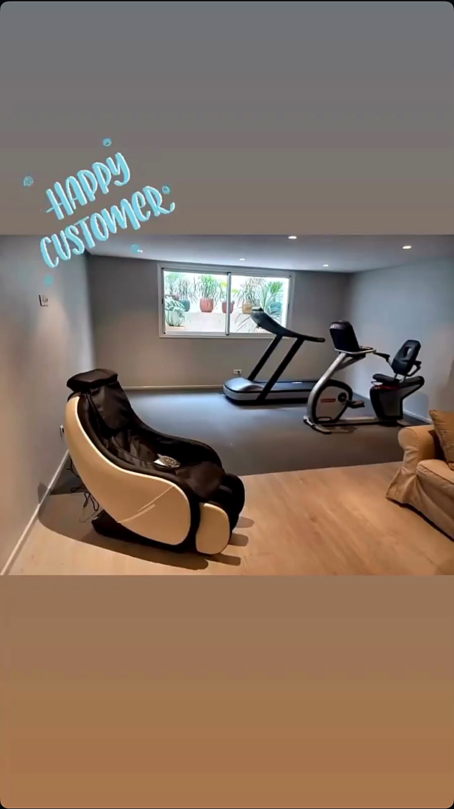 Client satisfait ConfyCare — Skyliner A100 installé à domicile